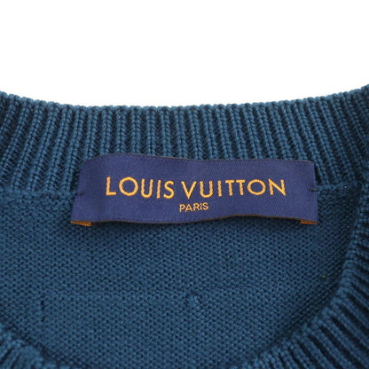 Louis Vuitton 22AW Hnn02w 100% Wool LV Logo Embroidery Bi-color High Gauge