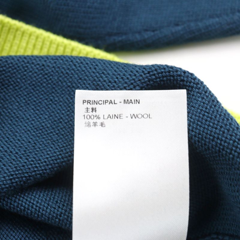 Louis Vuitton 22AW Hnn02w 100% Wool LV Logo Embroidery Bi-color High Gauge