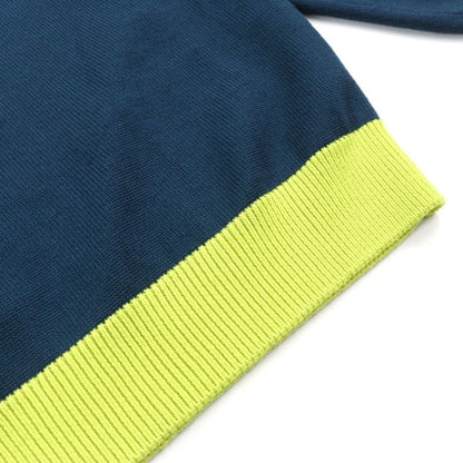 Louis Vuitton 22AW Hnn02w 100% Wool LV Logo Embroidery Bi-color High Gauge