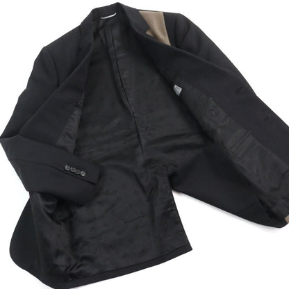 DIOR Homme 933c210a4441 Mohair Blend Front Two Tone Bicolor Single Tailored