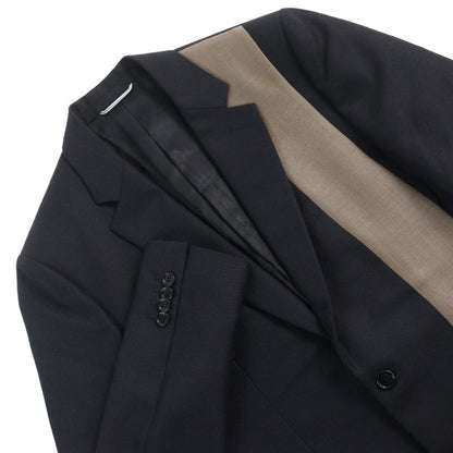 DIOR Homme 933c210a4441 Mohair Blend Front Two Tone Bicolor Single Tailored