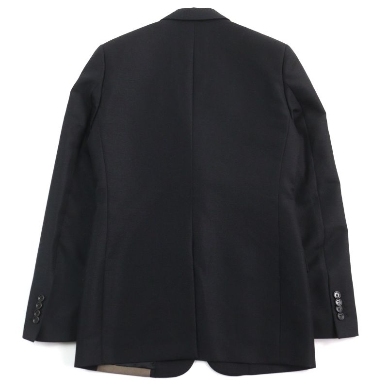 DIOR Homme 933c210a4441 Mohair Blend Front Two Tone Bicolor Single Tailored