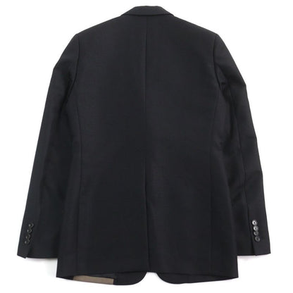 DIOR Homme 933c210a4441 Mohair Blend Front Two Tone Bicolor Single Tailored