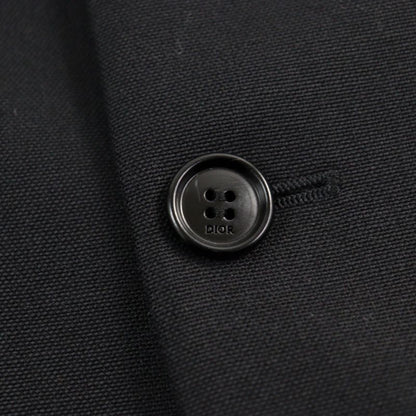 DIOR Homme 933c210a4441 Mohair Blend Front Two Tone Bicolor Single Tailored