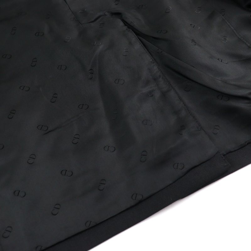 DIOR Homme 933c210a4441 Mohair Blend Front Two Tone Bicolor Single Tailored