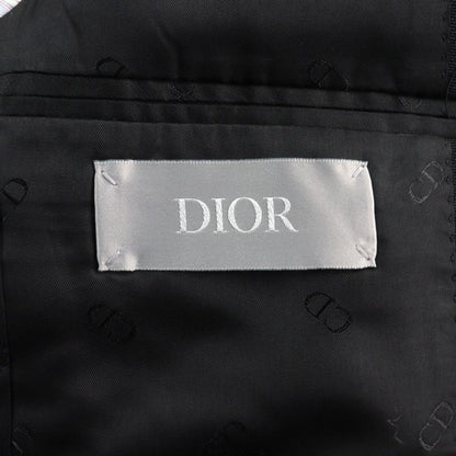 DIOR Homme 933c210a4441 Mohair Blend Front Two Tone Bicolor Single Tailored