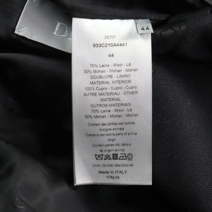 DIOR Homme 933c210a4441 Mohair Blend Front Two Tone Bicolor Single Tailored