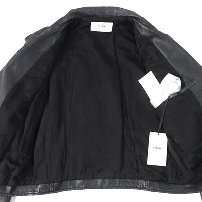 Celine 2eg91599e Loose Biker Jacket Loose Biker Jacket Triomphe Logo Button