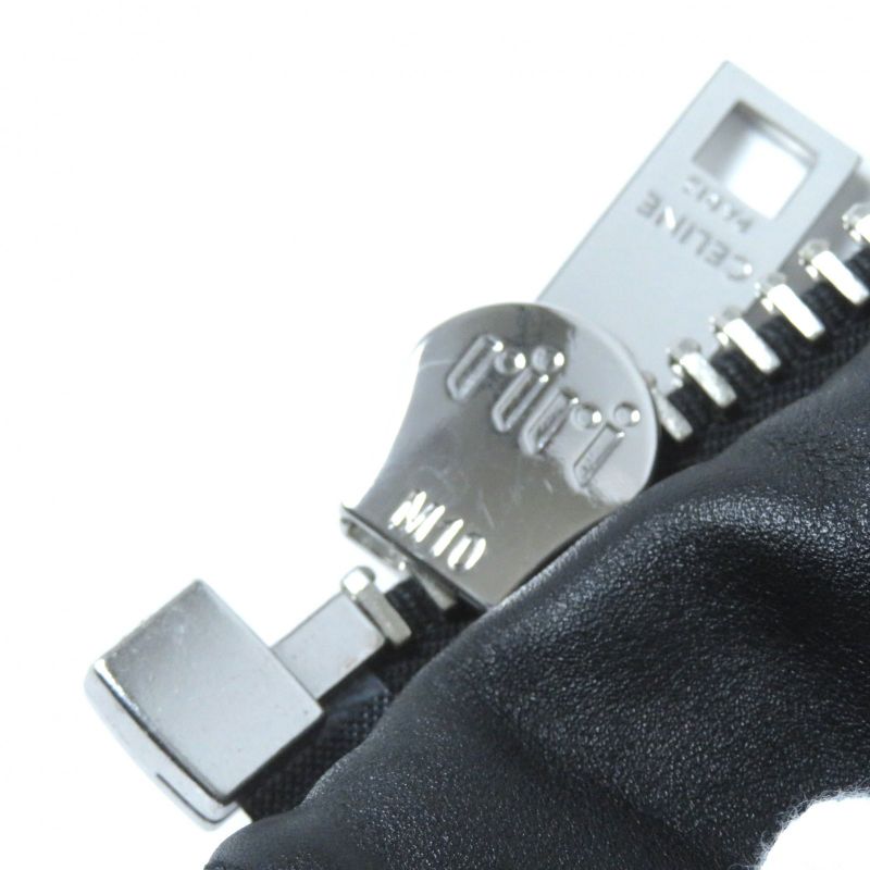 Celine 2eg91599e Loose Biker Jacket Loose Biker Jacket Triomphe Logo Button