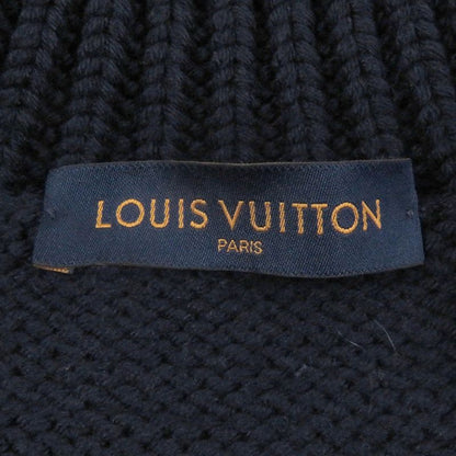Louis Vuitton 20AW 100% Wool Virgil Abloh LV Logo Intarsia Button Knit Jacket