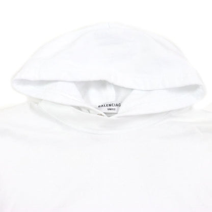 Balenciaga 22SS 681029 Graphic Logo Layered Design Oversized Pullover Hoodie