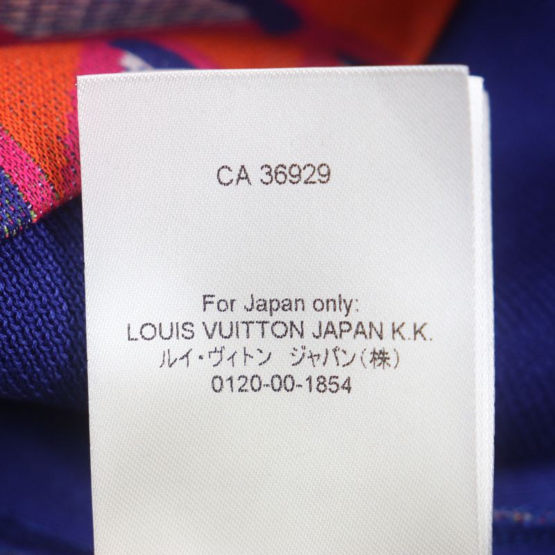  Louis Vuitton 22AW Diamond Damier Crewneck Sweatshirt Knit Multi L Made In