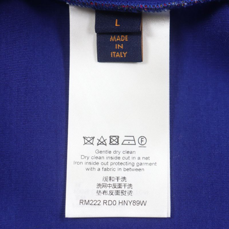  Louis Vuitton 22AW Diamond Damier Crewneck Sweatshirt Knit Multi L Made In