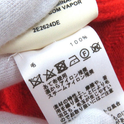 Hermes 22AW 2e2624de 100% Wool H Pattern Crew Neck Long Sleeves Knit Sweater