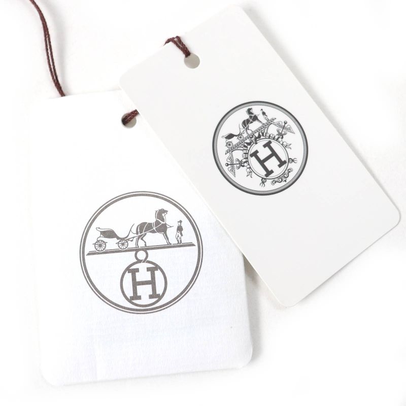 Hermes 24SS 4e2600d1 100% Cashmere Circle Logo Hardware Short Sleeve Knit