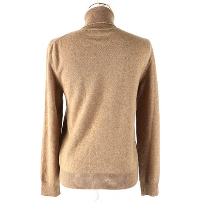 Celine 2ae27317t 100% Cashmere Triomphe Embroidered Turtleneck Long Sleeve Knit