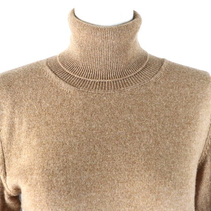 Celine 2ae27317t 100% Cashmere Triomphe Embroidered Turtleneck Long Sleeve Knit