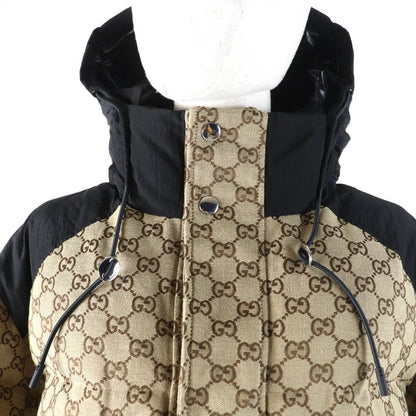 Gucci 761698 GG Canvas Bomber Jacket Current 2WAY Down Jacket Beige 36 With