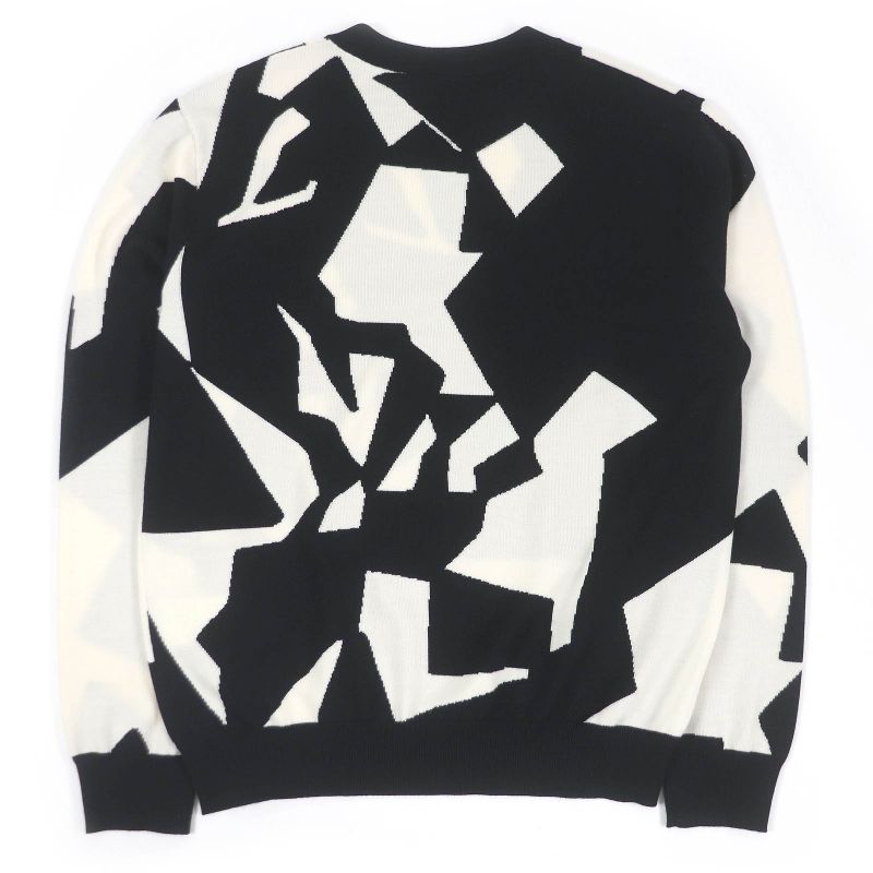 Louis Vuitton 23SS 1aau2y 100% Wool LV Abstract Houndstooth LV Logo Hardware