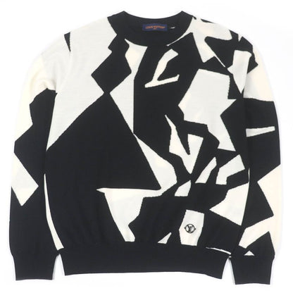 Louis Vuitton 23SS 1aau2y 100% Wool LV Abstract Houndstooth LV Logo Hardware