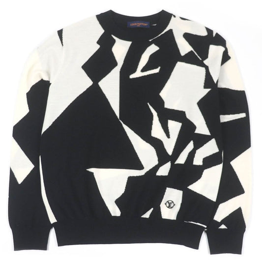 Louis Vuitton 23SS 1aau2y 100% Wool LV Abstract Houndstooth LV Logo Hardware