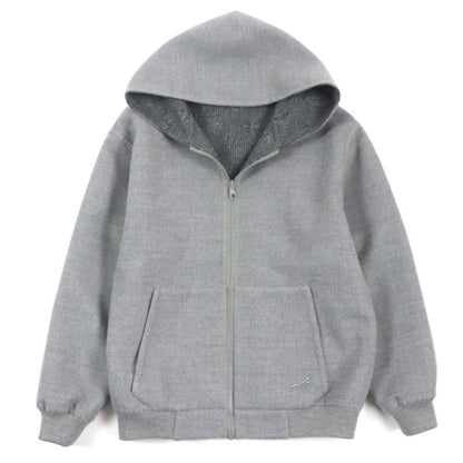  Louis Vuitton 2023 Hob52e Monogram Stripe Logo Embroidery Zip-up Reversible