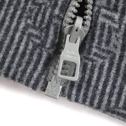  Louis Vuitton 2023 Hob52e Monogram Stripe Logo Embroidery Zip-up Reversible