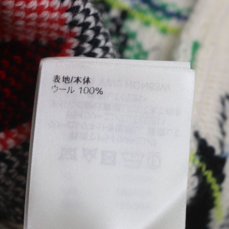 Louis Vuitton 23SS Hon63w LV Puzzle 100% Wool Logo Hardware Crew Neck Jacquard