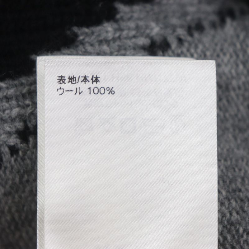  Louis Vuitton 22SS Hmn77w Amen Break 100% Wool Taiga Intarsia Crew Neck