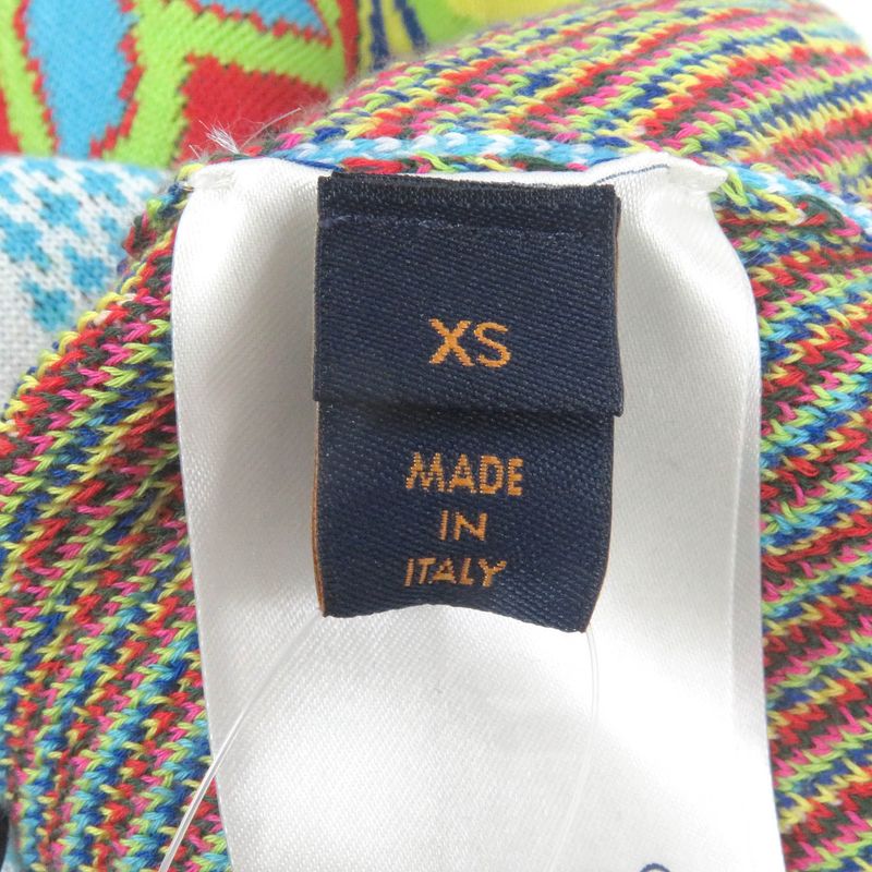 Louis Vuitton 2021 1a8p4n Distorted Monogram Damier Half-zip Knit Sweater Blue