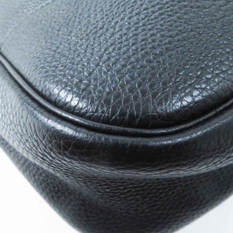 Hermes Trim 31 Gold Hardware Togo Shoulder Bag Black G Engraved French Ladies