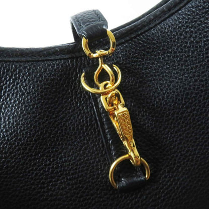Hermes Trim 31 Gold Hardware Togo Shoulder Bag Black G Engraved French Ladies