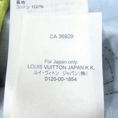 Louis Vuitton 21AW Cotton Monogram Tie-dye Denim Shirt Denim Jacket Black