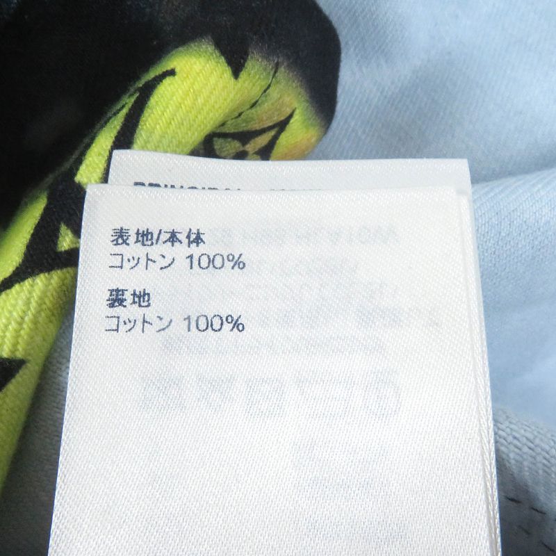 Louis Vuitton 21AW Cotton Monogram Tie-dye Denim Shirt Denim Jacket Black