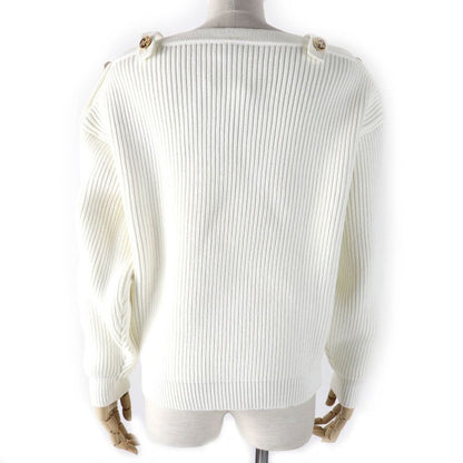 Louis Vuitton 21AW Nautical Shoulder Detail Knit Ikari Button Pullover Top