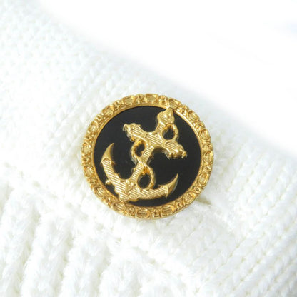Louis Vuitton 21AW Nautical Shoulder Detail Knit Ikari Button Pullover Top