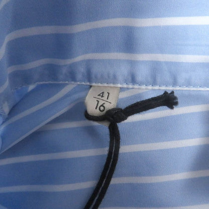 Gucci 680788 Cotton GG Logo Embroidered Striped Long Sleeve Long Sleeve Shirt