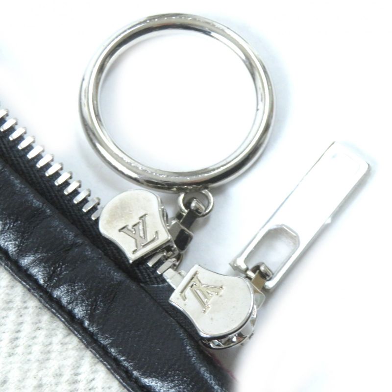 Louis Vuitton Wool Silk Graphic LV Jacquard Piping Lamb Zip Up Poncho Black