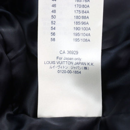 Louis Vuitton 2020 Hib11w Tapestry Logo Embroidery Bomber Jacket Varsity