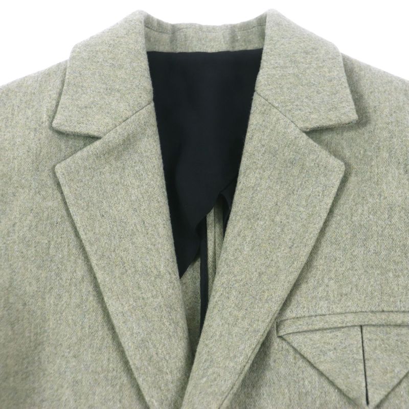  Bottega Veneta 20AW 647389 80% Wool Single Chester Coat