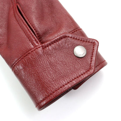 Saint Laurent Paris 575979 Lambskin Bicolor Teddy Western Rib Switch Leather