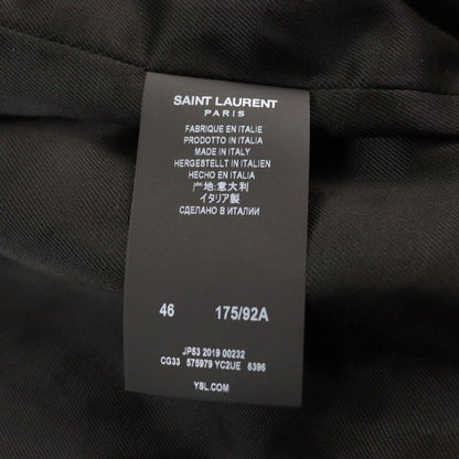 Saint Laurent Paris 575979 Lambskin Bicolor Teddy Western Rib Switch Leather