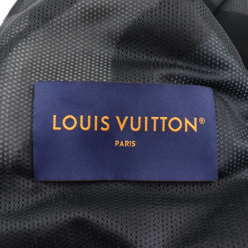 Louis Vuitton 24SS Hqy18w LV Ice Pattern Logo Zip Padded Technical Fleece
