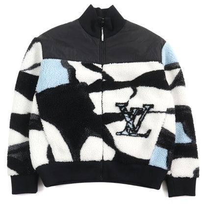 Louis Vuitton 24SS Hqy18w LV Ice Pattern Logo Zip Padded Technical Fleece