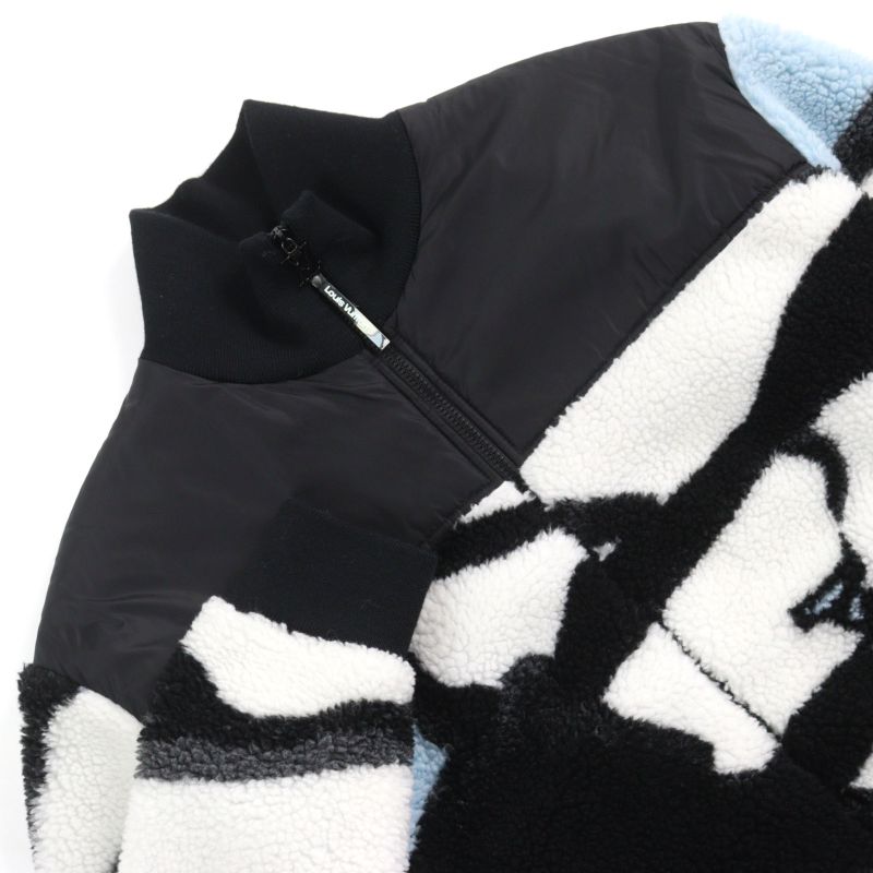 Louis Vuitton 24SS Hqy18w LV Ice Pattern Logo Zip Padded Technical Fleece