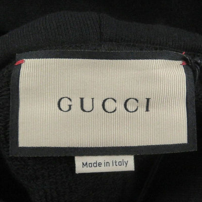 Gucci 24AW 782788 Cotton Logo Print Hoodie Pullover Hoodie Black S Garmented