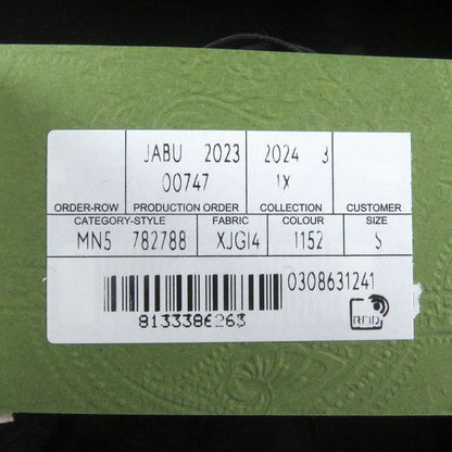 Gucci 24AW 782788 Cotton Logo Print Hoodie Pullover Hoodie Black S Garmented