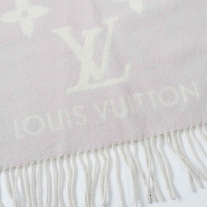 Louis Vuitton 2023 M78909 Scarf Reykjavik 100% Cashmere Greige With Box Made