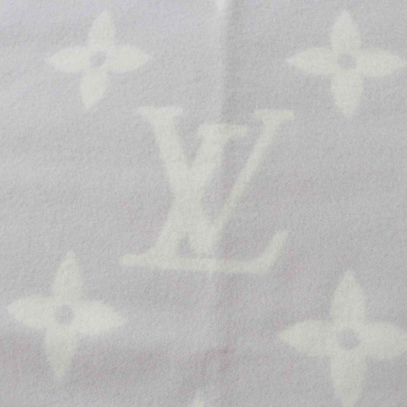 Louis Vuitton 2023 M78909 Scarf Reykjavik 100% Cashmere Greige With Box Made
