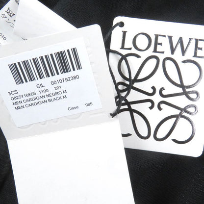 LOEWE Q825y16k05 100% Wool Anagram Logo Embroidery Light Hand Knit Cardigan